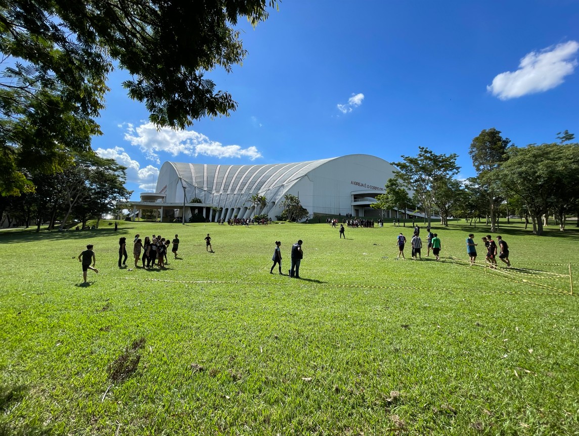 Área externa do Auditório Pérola.